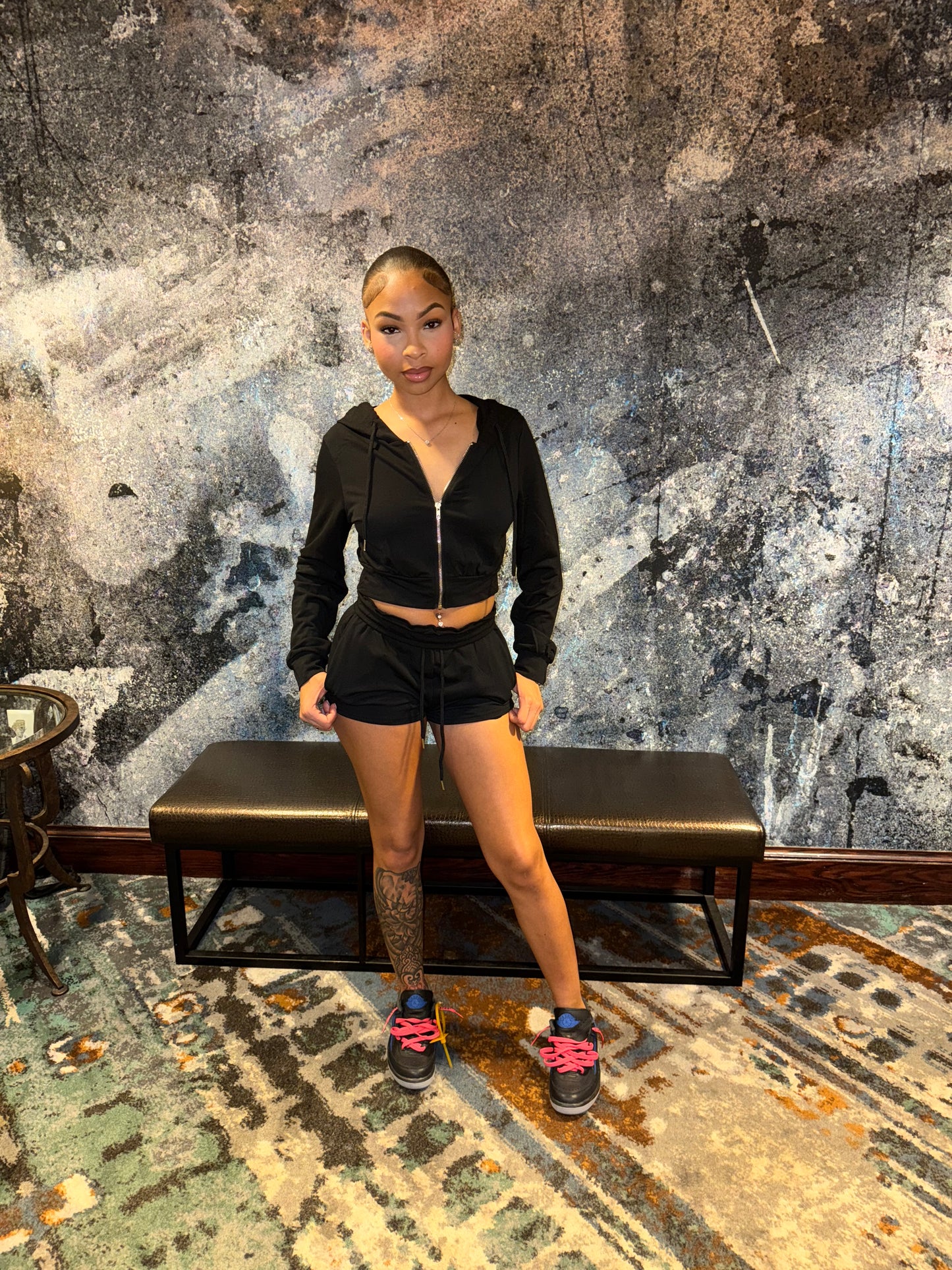 Black Chill Short Set